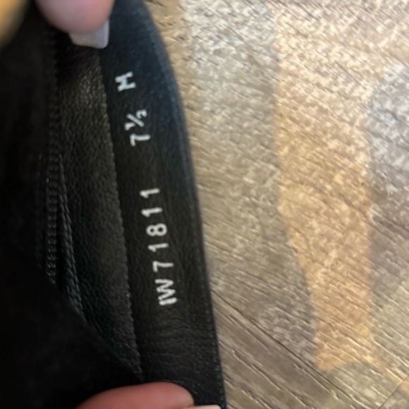 Gently used black suede Stuart Weitzman Hilo thigh high boots - Picture 10 of 11